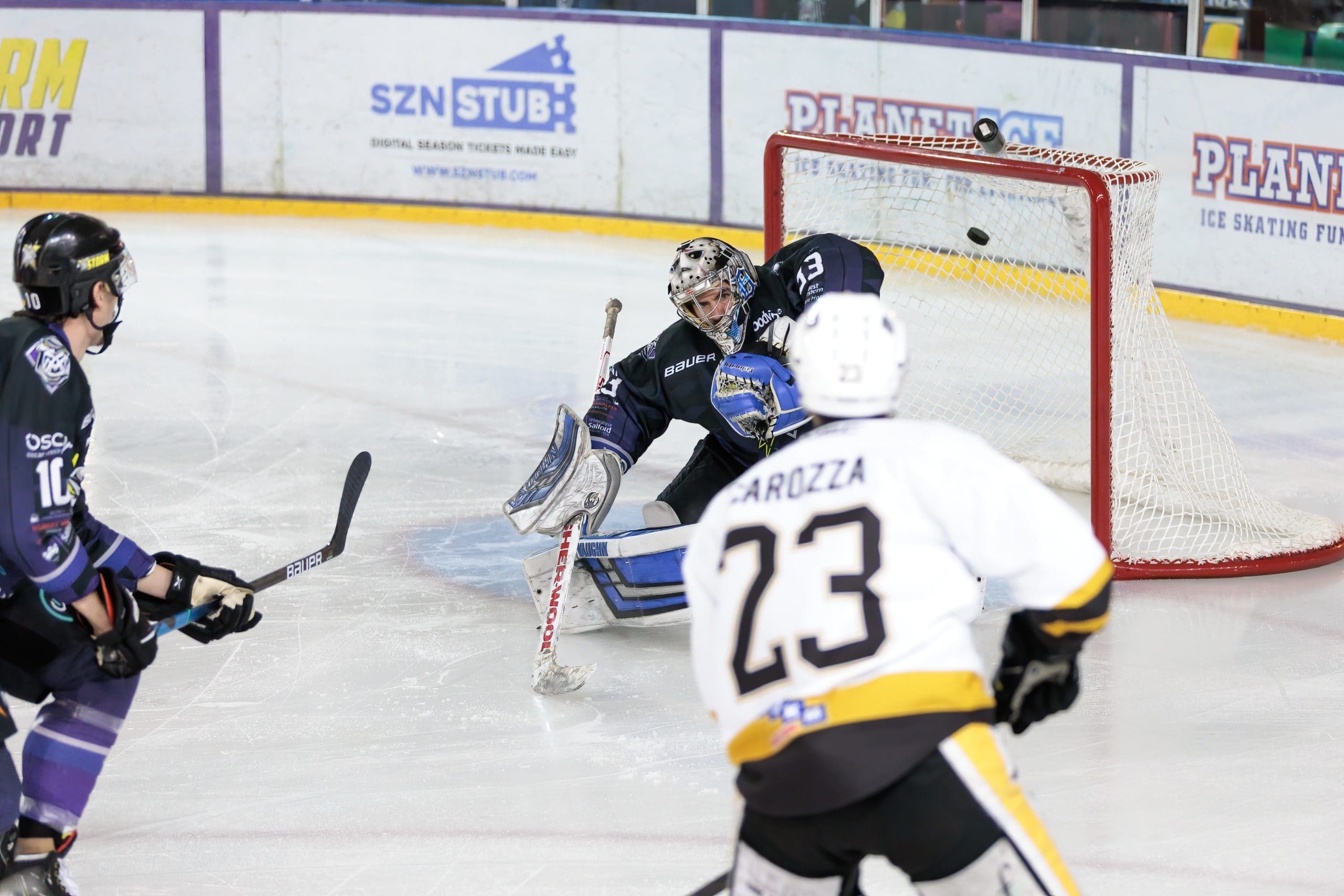 Jason Bacashihua, Manchester Storm (Image: Panthers Images)