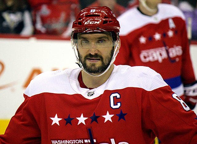 Alex Ovechkin, Washington Capitals (Image: Michael Miller / Wikimedia Commons)