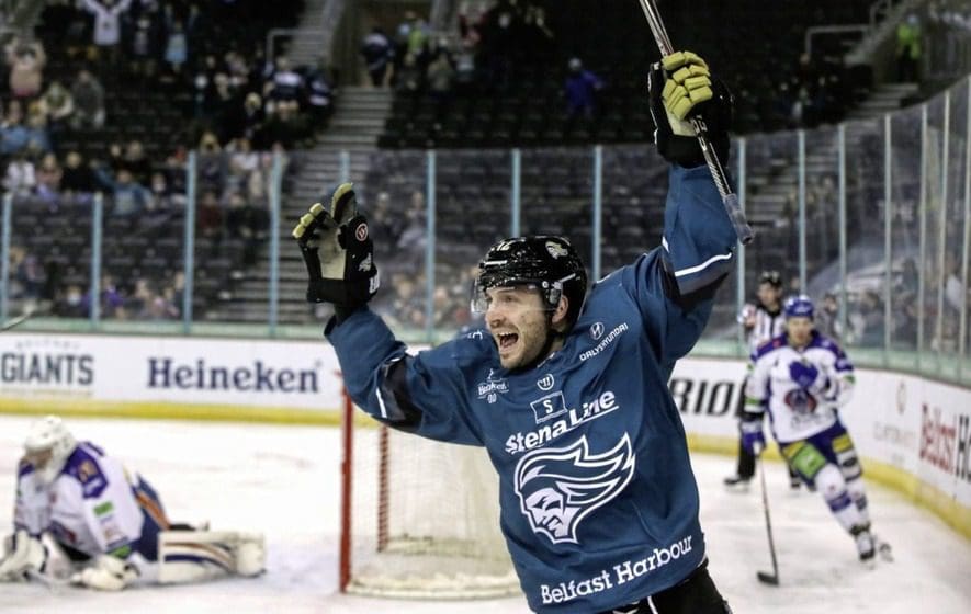 J.J. Piccinich of the Belfast Giants tops the Elite League in goals and assists (Image: William Cherry)