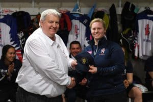 Saffron Allen 50th Cap, British Ice Hockey