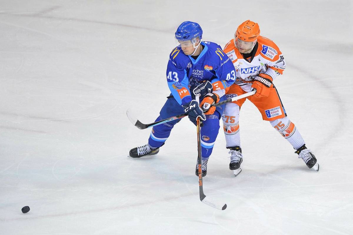 2022 IIHF World Championship- Max Krogdahl featured for the Coventry Blaze during the Elite Series (Image: Scott Wiggins)