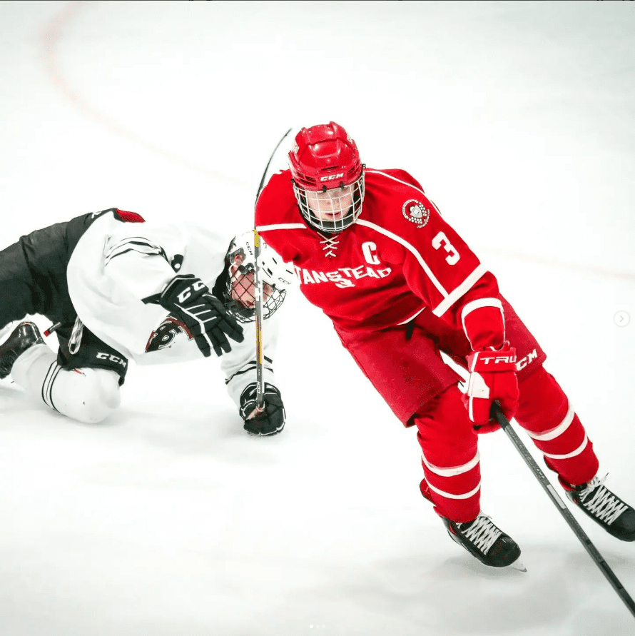 Team GB and Stanstead College's Liam Steele is a 2022 NHL Entry Draft prospect (Image: Stanstead MHKY)
