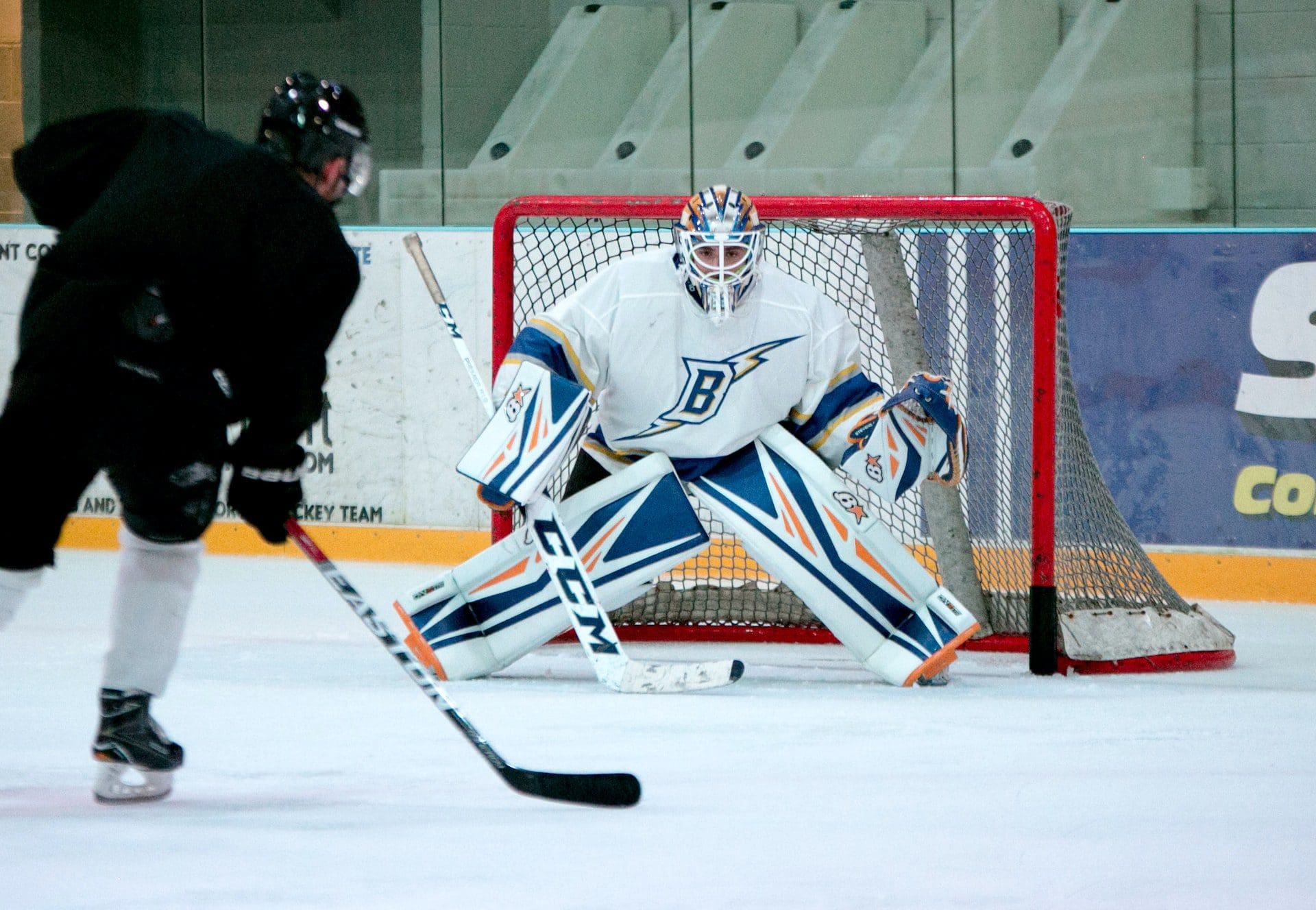 Hockey Keeper Shot, British Ice Hockey