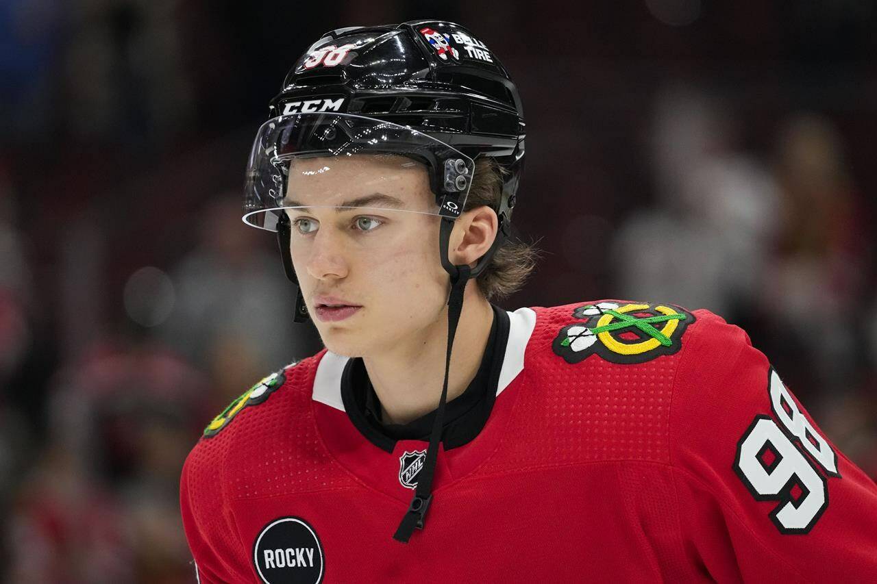 Connor Bedard Chicago Blackhawks 2, British Ice Hockey