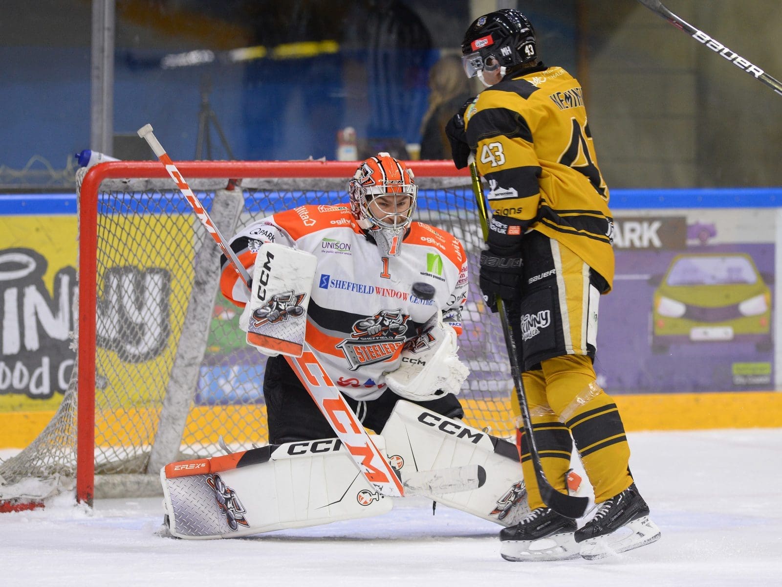 Matthew Greenfield Sheffield Steelers Away Jersey 1, British Ice Hockey