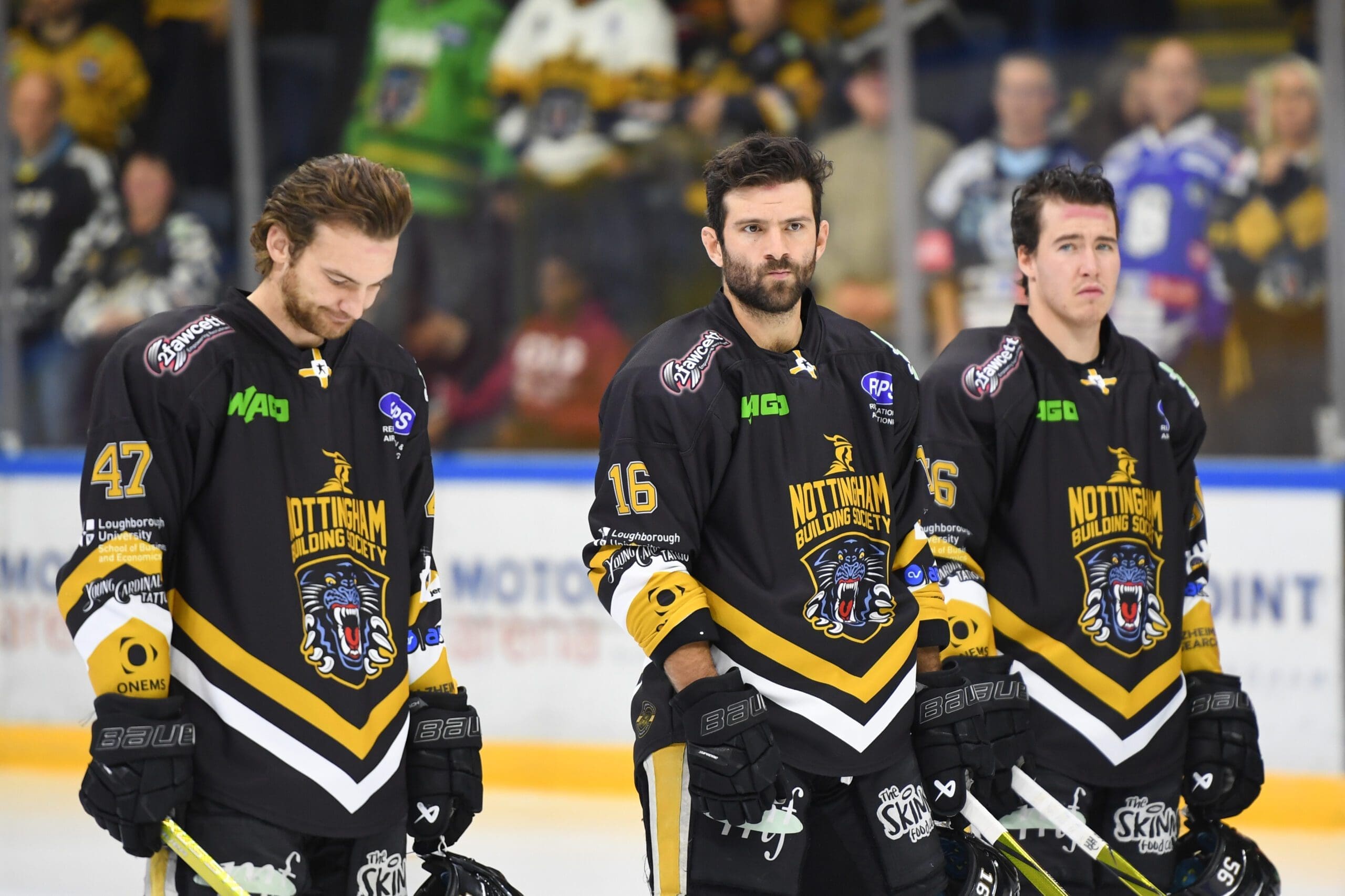 Adam Johnson (left), Nottingham Panthers (Image: Karl Denham)