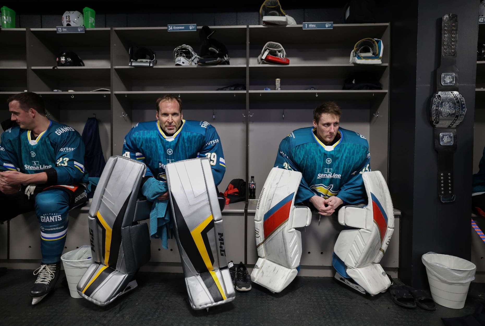 Petr Cech, Belfast Giants (Image: William Cherry)