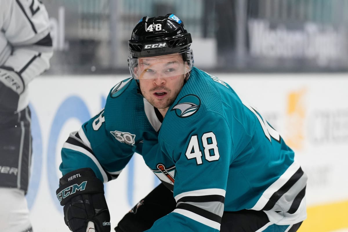 Tomas Hertl, Vegas Golden Knights trade deadline acquisition (Image: San Jose Sharks)