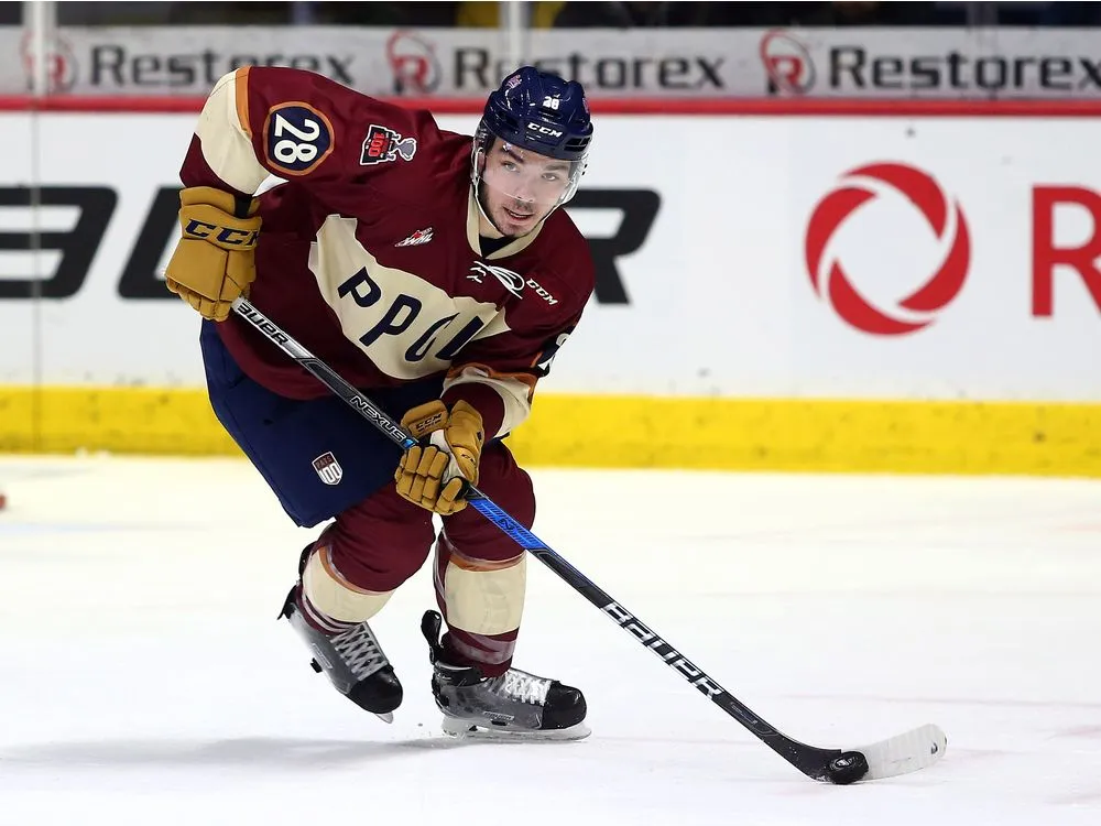 Coventry Blaze: Brady Pouteau, then of the Regina Pats (Image: WHL)