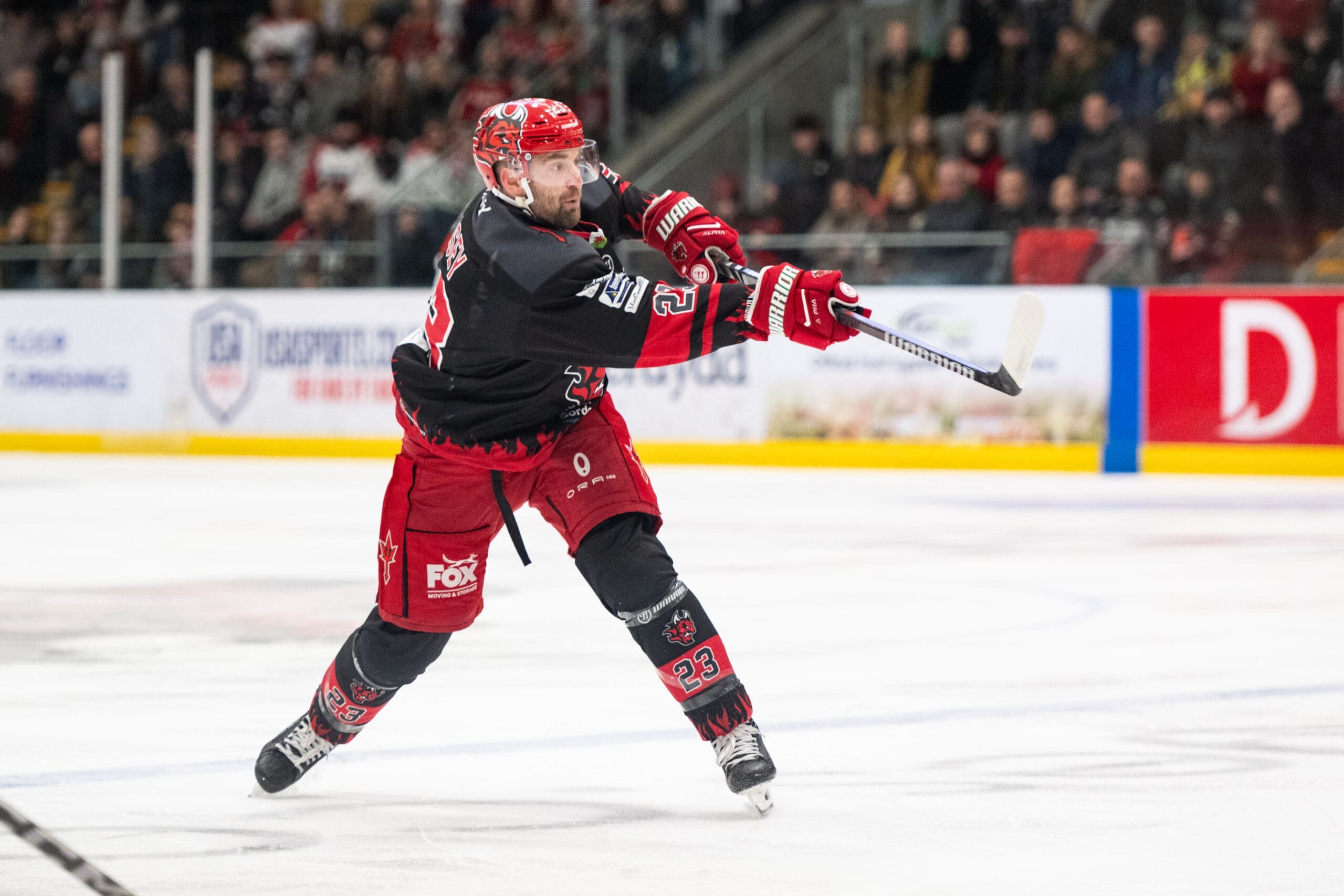 Evan Mosey, Cardiff Devils (Image: James Assinder)