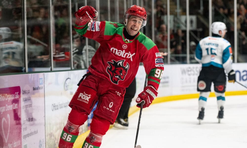 Cole Sanford, Cardiff Devils (Image: James Assinder)
