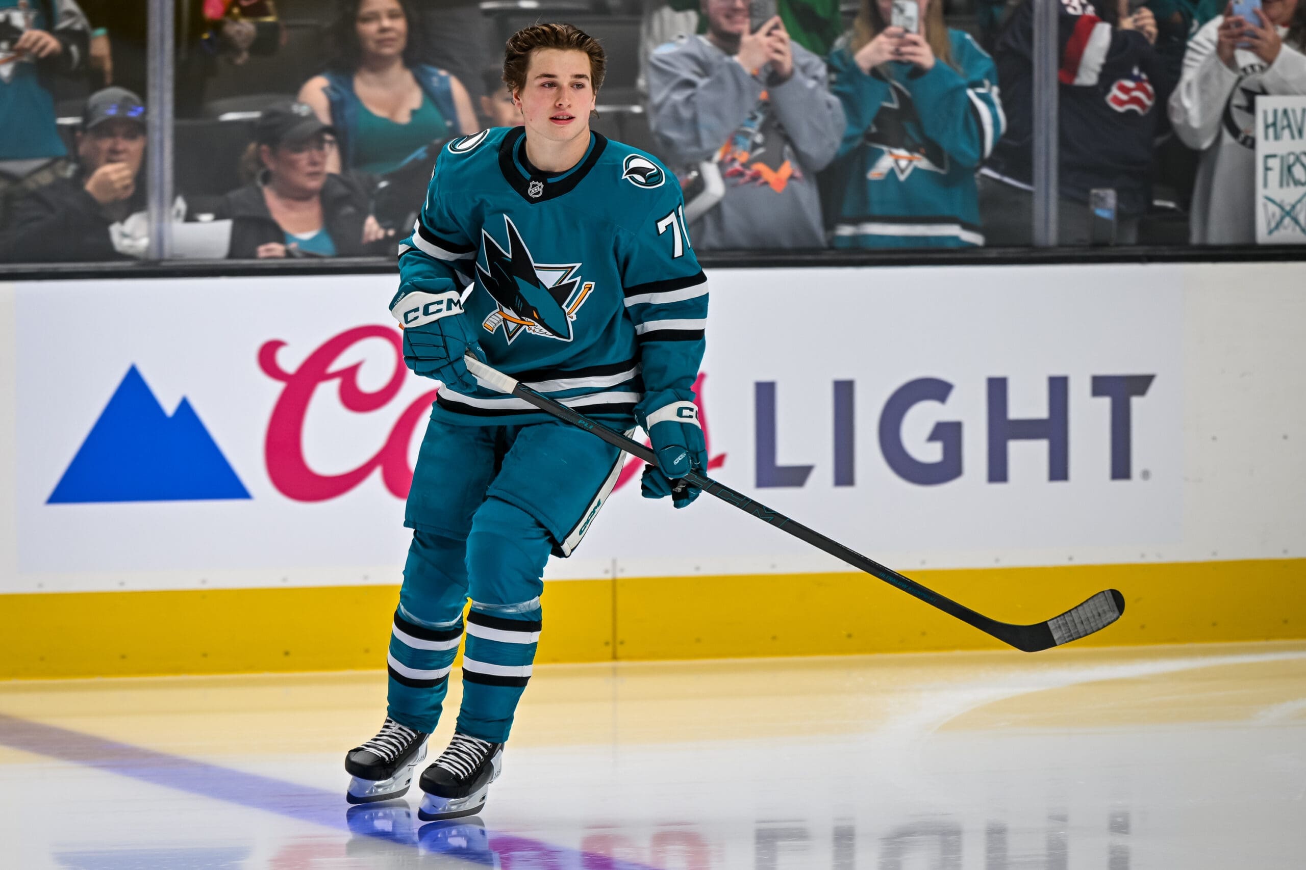 Macklin Celebrini, San Jose Sharks (Image: NHL)