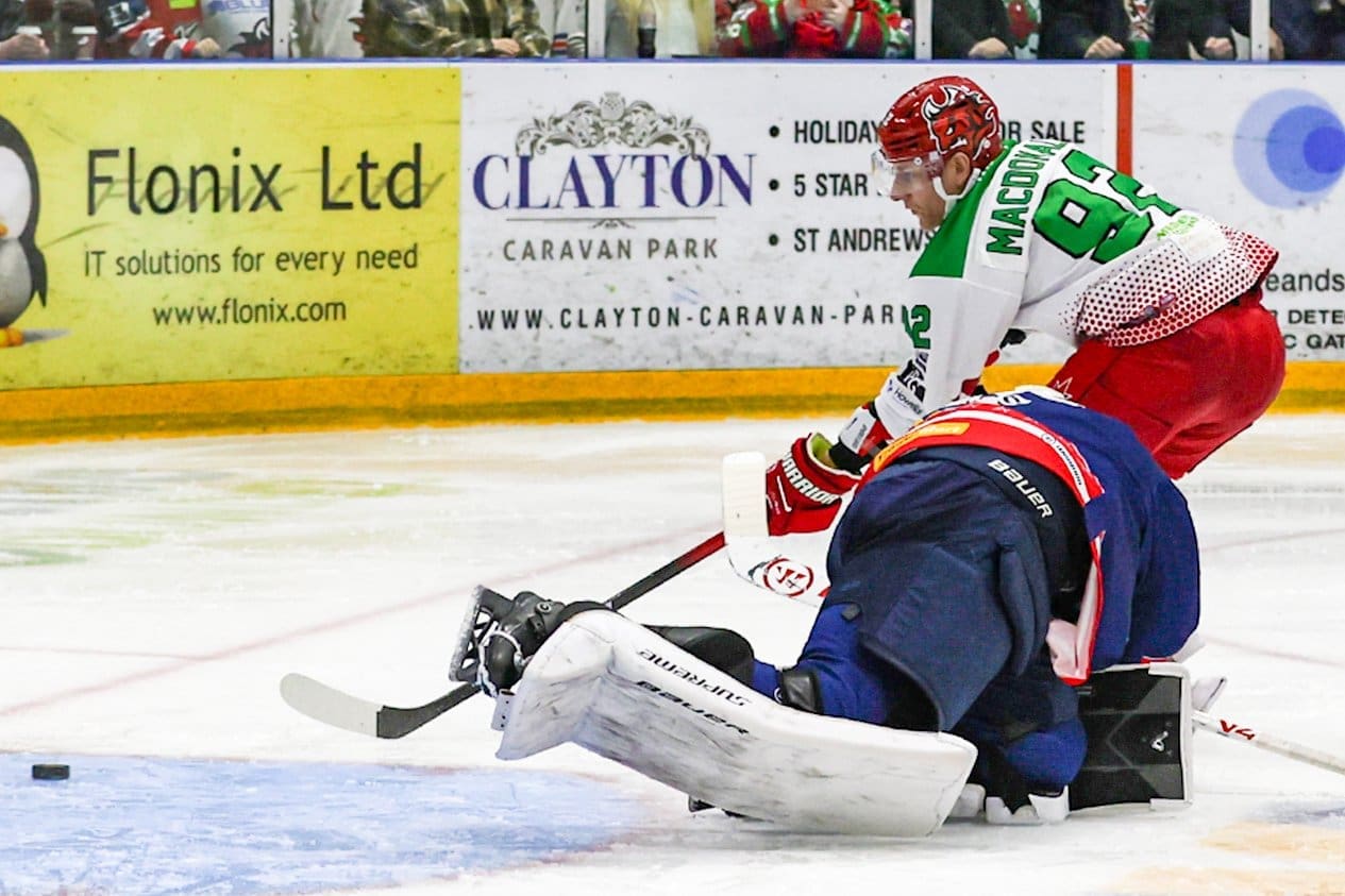 Josh MacDonald, Cardiff Devils (Image: Derek Black)